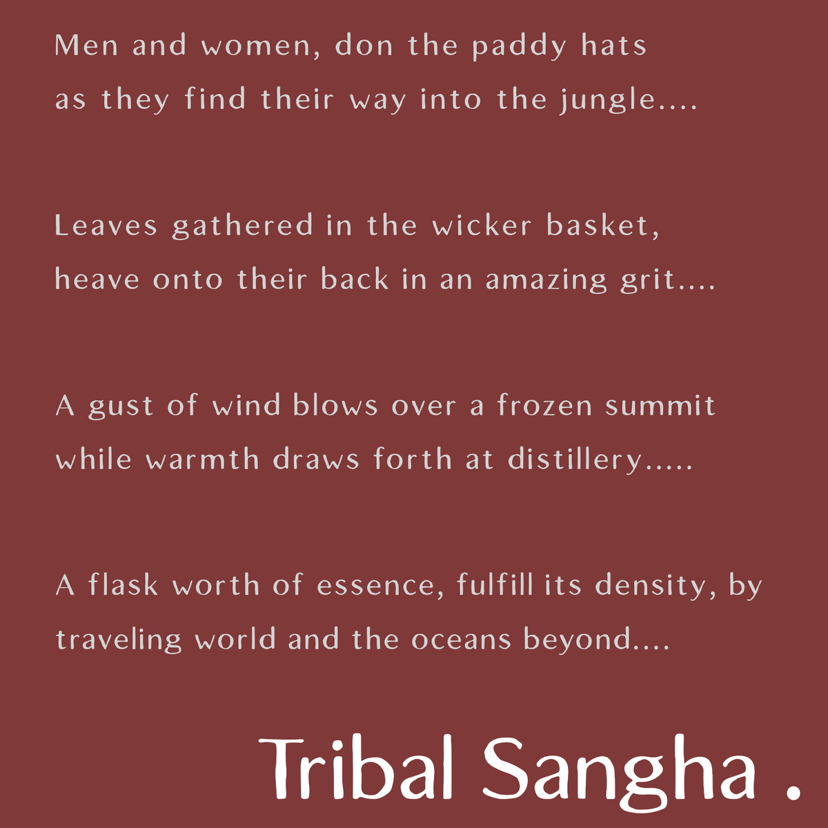Himalayan wintergreen essential oil described in poetic essence with Tribal Sangha branding