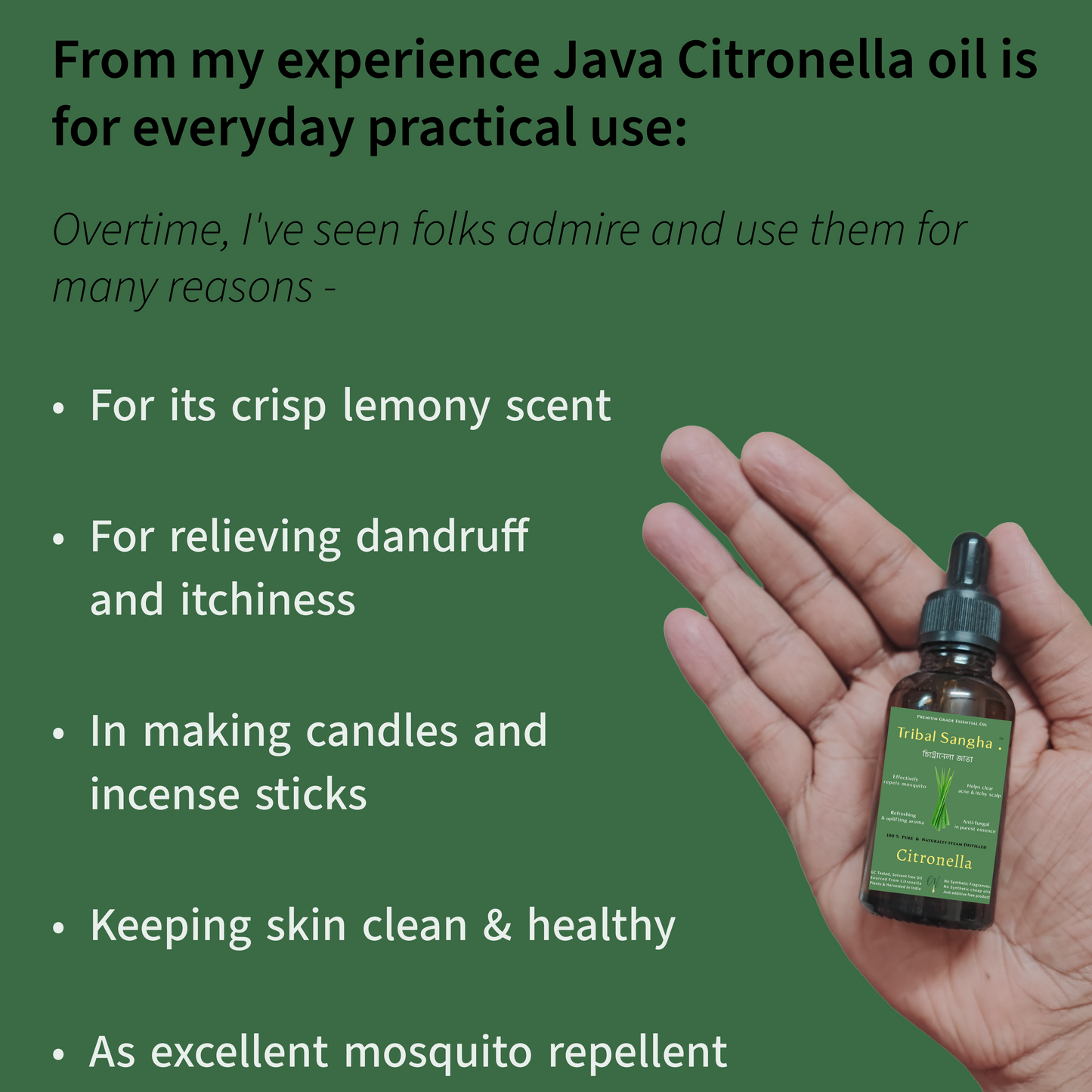 Java Citronella Essential Oil