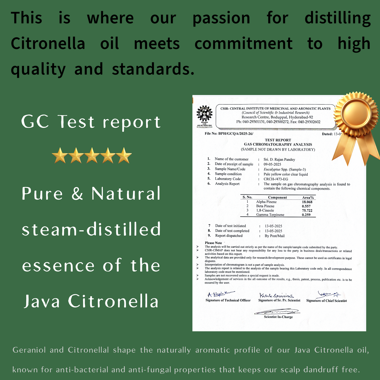 Java Citronella Essential Oil