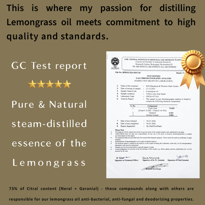 Kochi Lemongrass Essential Oil