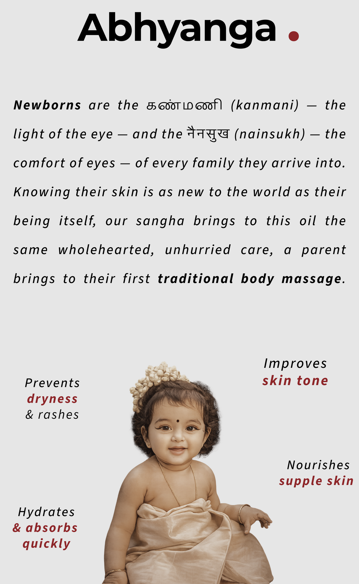 Stone pressed almond baby oil for gentle newborn massage, skin nourishment and preventing dryness