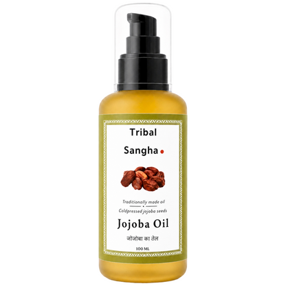 Stone pressed jojoba baby oil bottle by Tribal Sangha